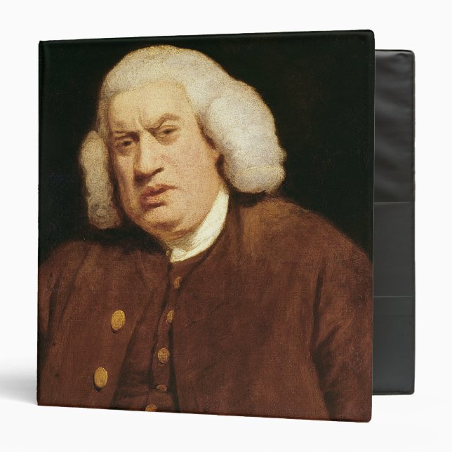 Classeur Portrait de Dr. Samuel Johnson (Devant/Intérieur)