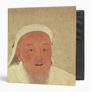 Classeur Portrait de Genghis Khan, mongole Khan