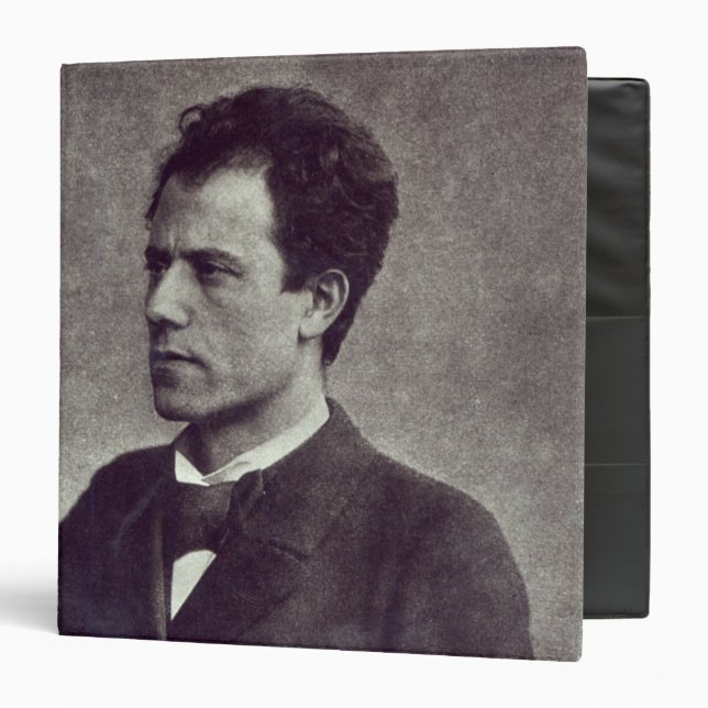 Classeur Portrait de Gustav Mahler, 1897 (Devant/Intérieur)