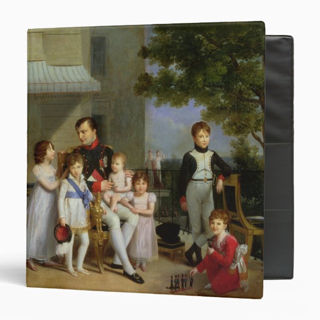 Classeur Portrait de Napoleon Bonaparte avec ses neveux (Devant/Intérieur)
