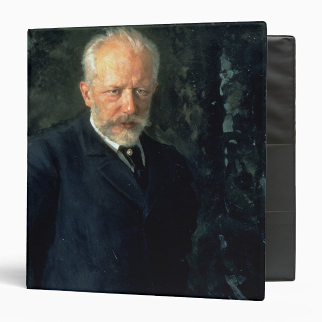 Classeur Portrait de Piotr Ilyich Tchaikovsky (Devant/Intérieur)