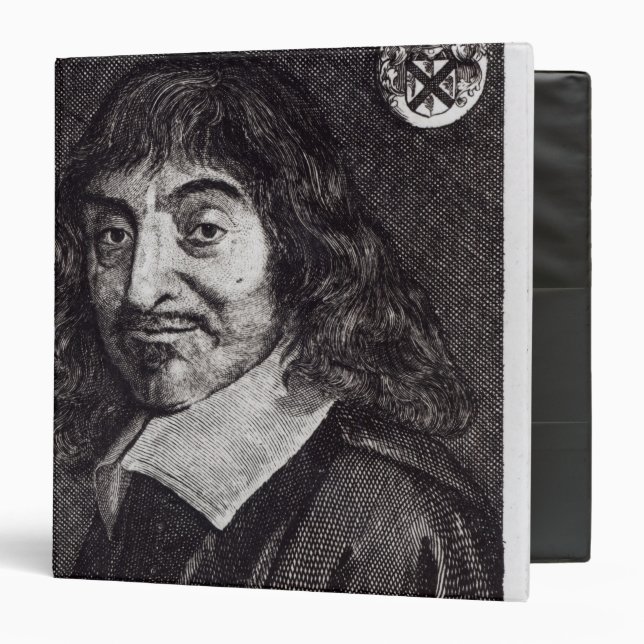 Classeur Portrait de Rene Descartes (Devant/Intérieur)