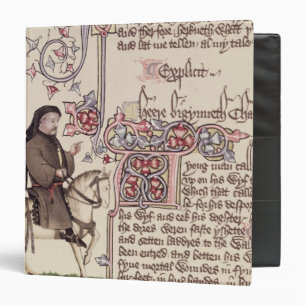 Classeur Portrait de télécopie de Geoffrey Chaucer de