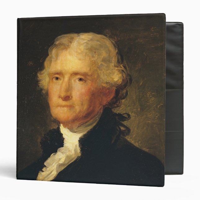Classeur Portrait de Thomas Jefferson (Devant/Intérieur)
