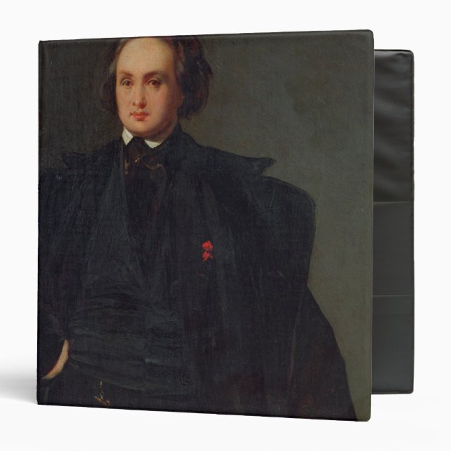 Classeur Portrait de Victor Hugo, c.1833 (Devant/Intérieur)