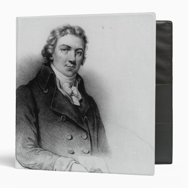 Classeur Portrait d'Edouard Jenner (Devant/Intérieur)