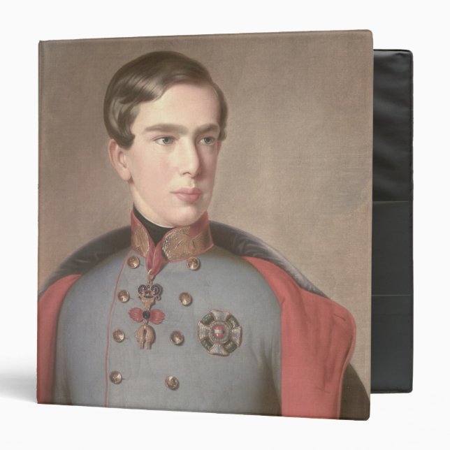 Classeur Portrait d'empereur Franz Joseph de l'Autriche (Devant/Intérieur)