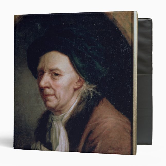 Classeur Portrait du mathématicien Léonard Euler (Devant/Intérieur)