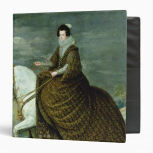 Classeur Portrait équestre d'Elisabeth De France