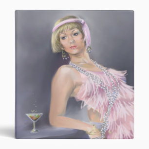 Classeur Portrait Flapper Springtime
