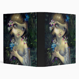 Classeur Portrait yeux gothiques peu intellectuels de