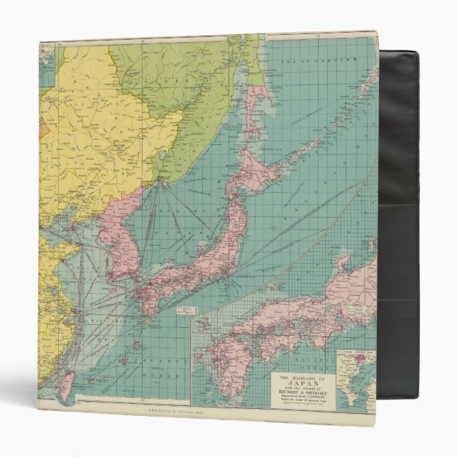 Classeur Ports chinois, japonais (Devant/Intérieur)