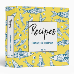 Classeur Portugais Lisbonne Sardines Azulejos Recettes Jaun
