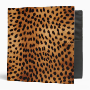 Classeur Poster de animal Cheetah Brown et noir