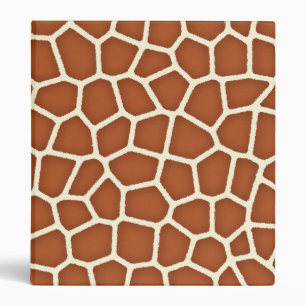 Classeur Poster de animal, Giraffe dans les tons de cuivre 