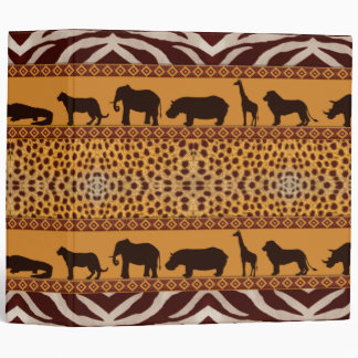 Classeur Poster de animal Motif Tribal Africain moderne