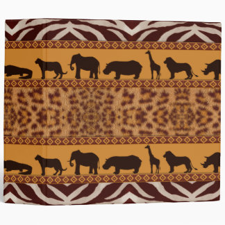 Classeur Poster de animal Motif tribal africain moderne Jag
