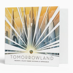 Classeur Poster de la ville de Tomorrowland