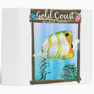 Classeur poster de voyage Gold Coast Australia.