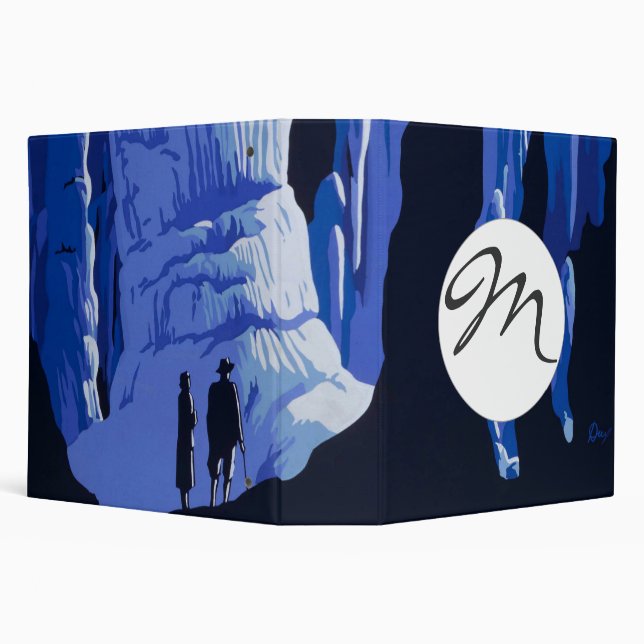 Classeur Poster du Vintage voyage de la caverne de voyage d (Arrière-plan)