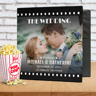 Classeur Poster Film Bande Mariage noir et blanc