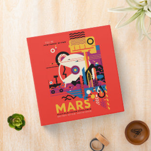 Classeur Poster spatial Retro - Programme d'exploration de 