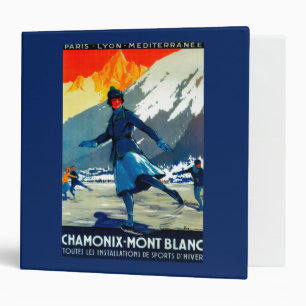 Classeur Poster Vintage Chamonix-Mont-Blanc Europe