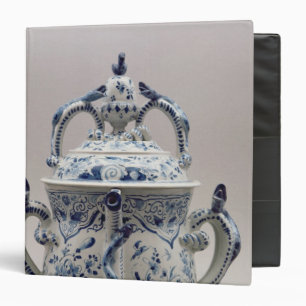 Classeur Pot, bleu et blanc de posset de Lambeth Delftware