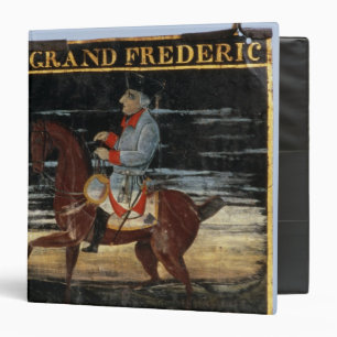 Classeur Poteau indicateur avec Frederick le grand à cheval