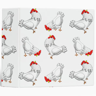 Classeur Poulets bavards blancs