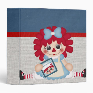 Classeur Poupée de chiffon Raggedy de pays Girly adorable