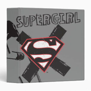 Classeur Poupées de sécurité noire Supergirl