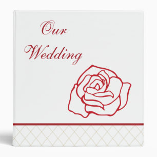 Classeur pour album de mariage aux roses