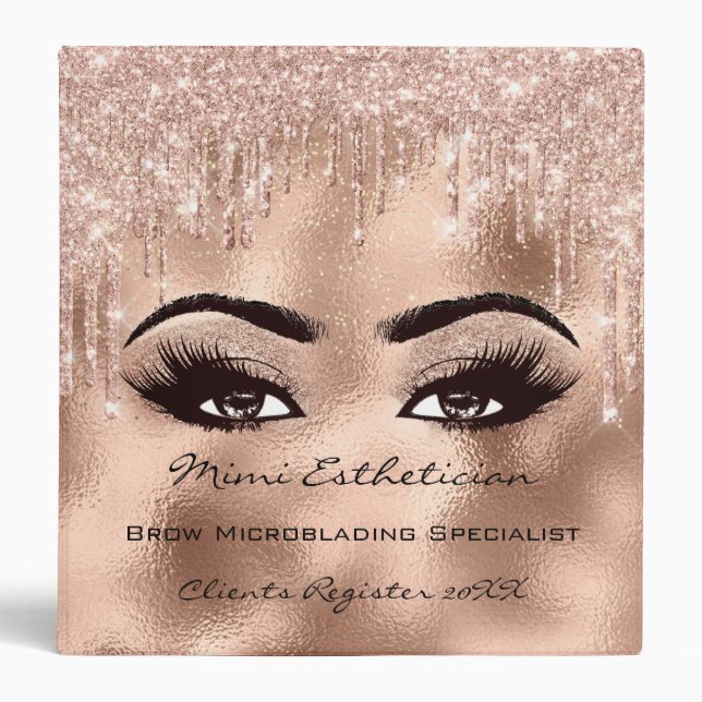 Classeur Pour Anu Beauty Maquillage Artiste Événement Plani (Devant)
