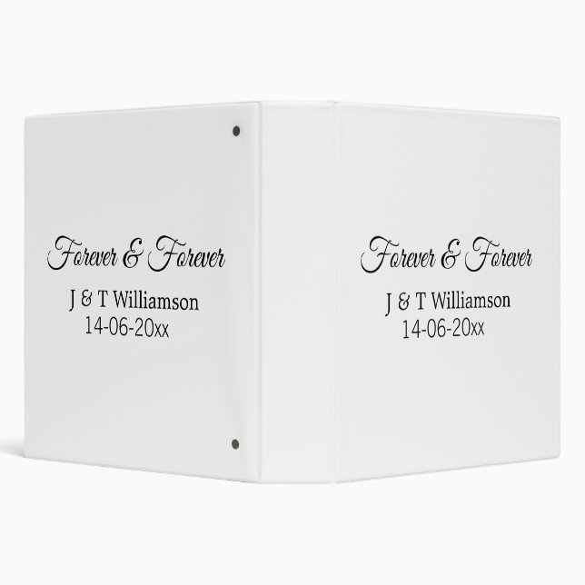 Classeur Pour toujours et pour toujours ajouter le nom du c (Arrière-plan)