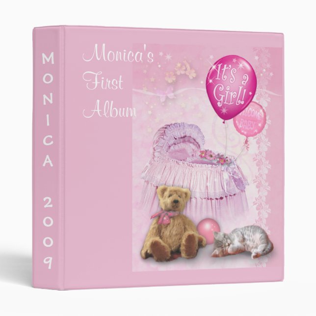 Classeur Premier album du bébé (Devant/Côté)