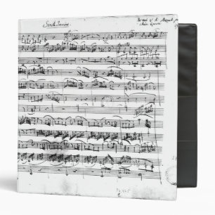 Classeur Première de Sonate pour le violon et le clavecin