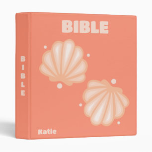 Classeur preppy, Classeur esthétique orange