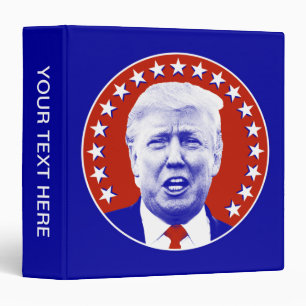Classeur Président Donald Trump en Rouge