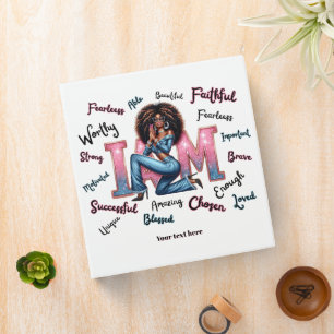 Classeur Prière et Affirmations chrétiennes afro-américaine