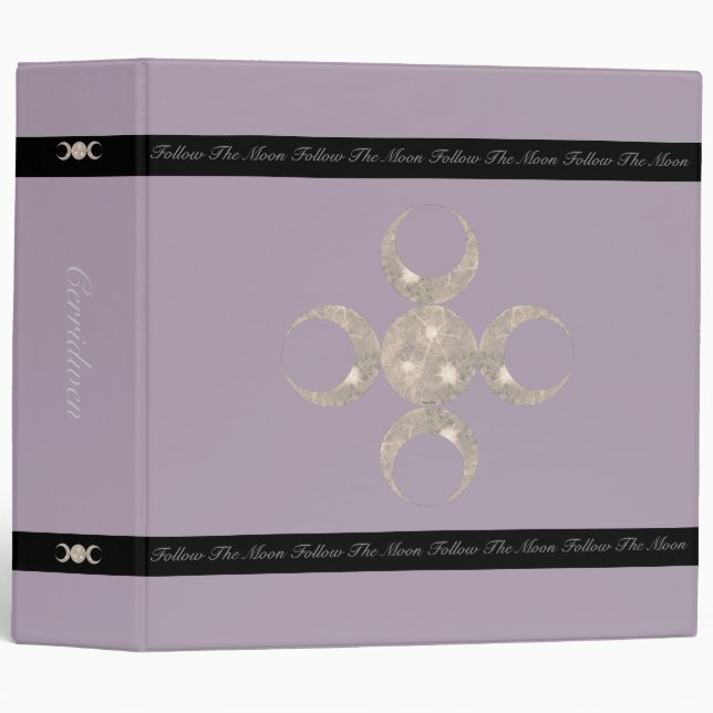 Classeur Prim Five Moon Design BoS Choisissez Backg. Col (Devant/Côté)