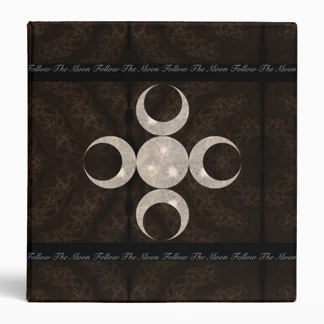 Classeur Prim Moon Design Book of Shadows Med. (Devant)