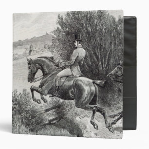 Classeur Prince Albert chassant près du château de Belvoi