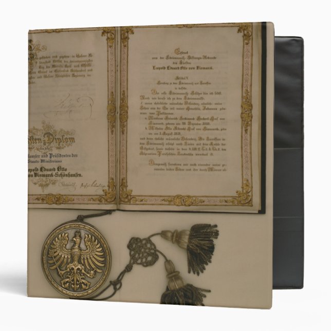 Classeur Prince Diploma (Devant/Intérieur)