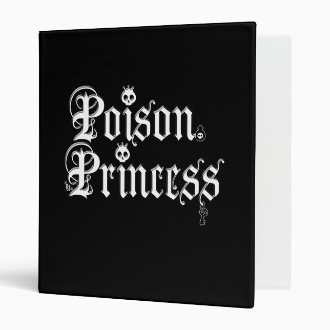 Classeur Princesse Binder de poison (Devant/intérieur)
