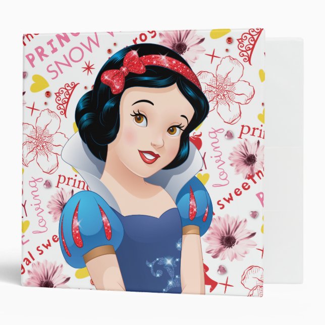 Classeur Princesse Blanche Neige (Devant/intérieur)