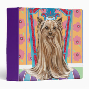 Classeur Princesse de la Couronne Yorkie