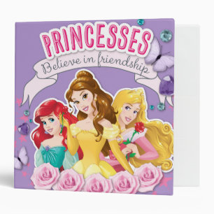 Classeur Princesse Disney Ariel, Belle et Aurora