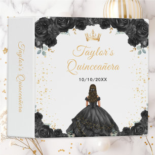 Classeur Princesse noire pour Quinceañera