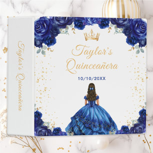 Classeur Princesse Quinceañera Bleu Foncé